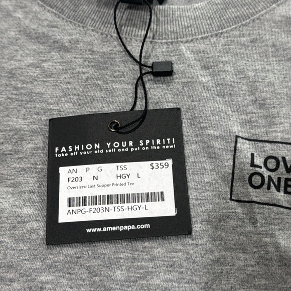 AMENPAPA Last Supper Tee - Picture 6 of 14
